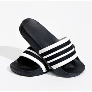 <span class=keywords><strong>Ciabatte</strong></span> <span class=keywords><strong>da</strong></span> Casa e Bagno in PVC a Righe Blu, Nere e Bianche con Logo Personalizzato, Vendita all'Ingrosso per <span class=keywords><strong>Uomo</strong></span> e Donna - Product Image 2