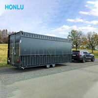 Bar Conteneur De Luxe Avec Cuisine, Remorque Alimentaire Mobile, Restaurant ou Café à Vendre