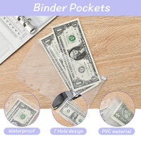 Budget créatif Planification financière Grand livre transfrontalier français Petit cahier de comptabilité à feuilles mobiles A6 frais