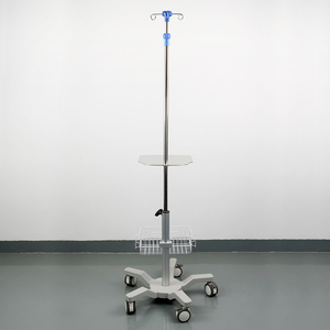 Medical Mobile Syringe Pump <b>Trolley</b> with IV Drip Pole Stand & Wheels Hospital <b>Furniture</b> - Product Image 3