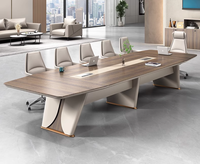 2024 Table de conférence de bureau haut de gamme de luxe Table longue Bureau de salle de réunion commercial moderne