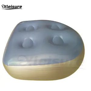 High Quality Outdoor inflatable pool seat Whirlpool Soft Spa Cushion Seat In Silver Grey Color