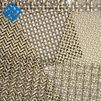 Grillage tissé par aluminium décoratif coloré de panneaux de mur de grillage décoratif de revêtement de poudre