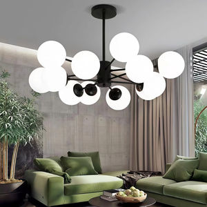Lustres suspendus en forme de <span class=keywords><strong>globe</strong></span> à bulles JYLIGHTING, éclairage LED, boules de verre créatives, luminaire suspendu pour salon, salle à manger - Product Image 3