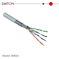 Cable de Red SFTP Cat5 de 305 Metros, Cable LAN con Cubierta de PVC de 24 AWG