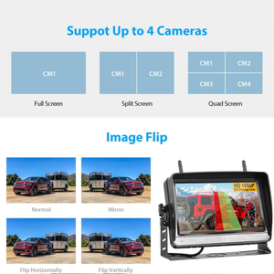 กล้องมองหลังไร้สาย<span class=keywords><strong>ด</strong></span>ิจิตอล <span class=keywords><strong>จอ</strong></span>ภาพติด<span class=keywords><strong>รถยนต์</strong></span> 7 <span class=keywords><strong>น</strong></span>ิ้ว แบบแบ่งห<span class=keywords><strong>น</strong></span>้าจอ บั<span class=keywords><strong>น</strong></span>ทึกภาพ DVR 4 ช่อง พร้อมระบบตรวจจับ AI และ BSD สำหรับรถบ้าน รถพ่วง รถคาราวา<span class=keywords><strong>น</strong></span> - Product Image 5