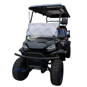 Voiture de golf électrique à batterie noire à bas prix, haute qualité, 6 places, tout-terrain, prix spécial, transport inclus - Product Image 2