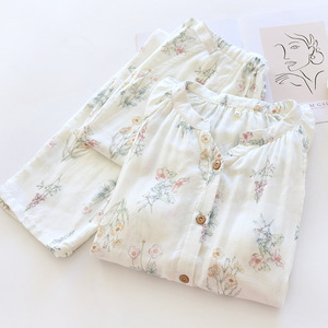 Pijama de maternidad para mujer, conjunto de <span class=keywords><strong>manga</strong></span> <span class=keywords><strong>larga</strong></span> de fibra de bambú para amamantar, ropa de dormir - Product Image 6