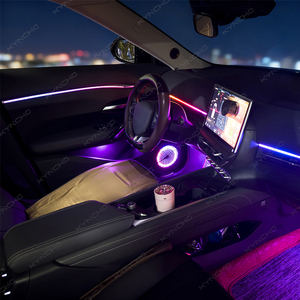 Pour VINFAST <span class=keywords><strong>VF7</strong></span> 2022 2025, éclairage intérieur automobile spécifique, éclairage ambiant intelligent de voiture, symphonie de lumière fluide, éclairage intérieur automobile - Product Image 6