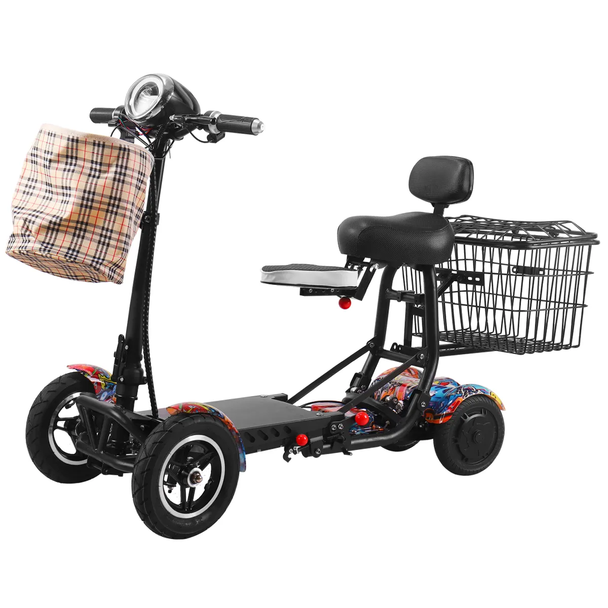 2021 Hot Sell 500W N.W.29kg 36V batterie Elderly mobilität roller 4 rad elektrische roller For Disabled