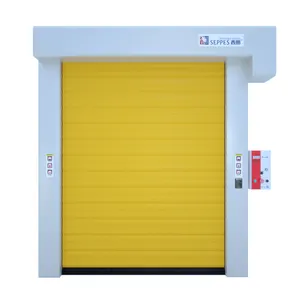Especially For Cold Rooms Thermal Insulation Thick Pvc Fast Rolling Door/Pvc Rapid Roller Door
