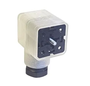 Nouveau connecteur de solénoïde LED 24V noir original 932332002 GDML 2011 avec voyant lumineux, tension 24V - Product Image 3