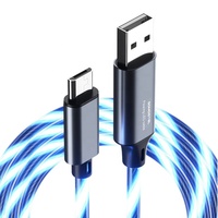 Kabel Data USB Luminoso, SMS-BY01 TPE Premium, Bahan 1.2M 3,1 A V8, Pengisian Cepat, Kabel Data USB untuk Samsung Huawei Xiaomi