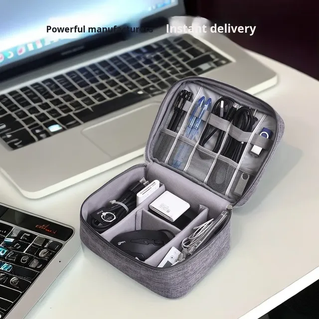 Digital Accessories Organizer Phone Bag USB Flash Drive Power Bank Portable Hard Drive Data Cable Cube Travel Storage Pouch