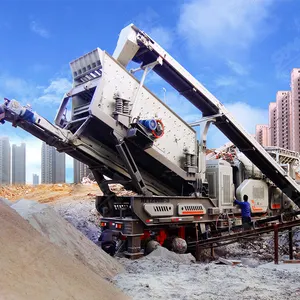 Shanghai Mineral Mineral Co Ltd malezya için mobil kırıcı beton arazi taş kırıcı