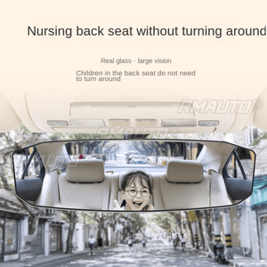 Espejos Retrovisores para Bebés en el Automóvil, Espejo Retrovisor Interior de Gran Angular Convexo, Antideslumbrante, con Amplia Visión, Monitor Auxiliar - Product Image 4