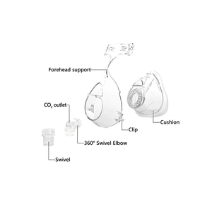 Mascarilla <span class=keywords><strong>CPAP</strong></span> Manual con Válvula PEEP, Almohadilla <span class=keywords><strong>Nasal</strong></span> y Arnés, <span class=keywords><strong>Precio</strong></span> Sorpresa - Product Image 6