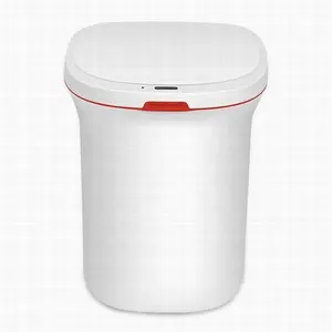 Automatic Touchless Infrared Sensor Open Trash Can Electronic Indoor Plastic <strong>Bin</strong> for <strong>Bedroom</strong> or Office China Supplier Export - Product Image 1