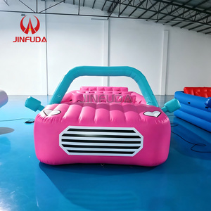 Nouveau design de bateau flottant remorquable, jeux aquatiques gonflables, voiture volante gonflable remorquable, voiture aquatique à vendre - Product Image 6