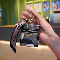 Mini sac portable pour rouge à lèvres, étui de protection pour écouteurs Bluetooth sans fil, porte-monnaie, porte-clés, mignon, écologique, en cuir PU