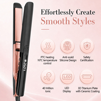 Lisseur à cheveux professionnel MK-1126, couleur noire, fer à lisser PTC