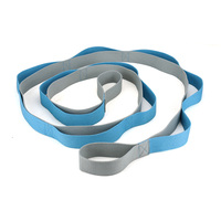 Sangle de yoga non élastique en coton polyester doux sangle d'étirement pour exercice de yoga Pilates danse