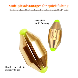 Geslepen Kogel Koperen Zinklood Gewichten | 0.95G-18.75G | Vliegbinden Visgerei Accessoires - Product Image 2