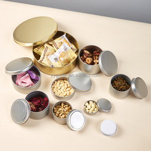 Nhanh chóng vận chuyển nhà máy Snack kim loại gói kẹo có thể tháo rời nắp hộp tùy chỉnh kích thước bên ngoài Logo in mini Vòng Xà phòng trà hộp thiếc - Product Image 4