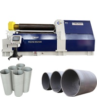 Machine à rouler les feuilles en acier inoxydable à quatre rouleaux à plaque mince série W12 précise