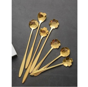 El juego de cubiertos de acero inoxidable más vendido, juego de cubiertos pulidos con espejo de 6 piezas para cocina casera - Product Image 1