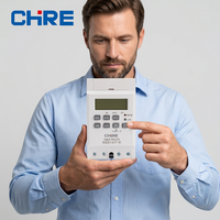 CHRE KG316T-X Sakelar Kontrol Timer Digital yang Dapat Diprogram AC 110V/220V Putih Tegangan Maks 240V Arus Maks 25A
