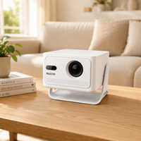 JUNUO Original Termurah 1080p HY320 MAX 400ANSI Lumens Murah HY320 MAX Android 14 1080P Auto Focus Dukungan 8k Proyektor HY300