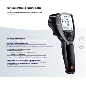 เทอร์โมมิเตอร์อินฟราเรดดิจิตอลแบบพกพา Testo Testo835-T2 สำหรับการวัดอุณหภูมิในอุตสาหกรรม ใช้งานได้ทั้งภายใน/ภายนอกอาคาร รับประกัน 1 ปี - Product Image 3