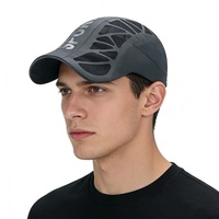Gorra de béisbol transpirable de malla de secado rápido para verano, con letras impresas, anti-UV, deportiva, para correr, sombrero para el sol, estilo Newsboy, serigrafiada, para exteriores.