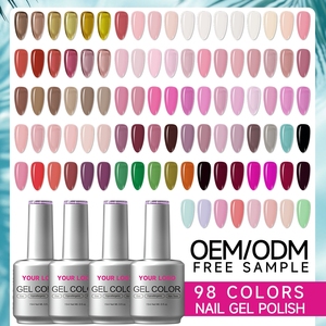 Gel de Color Pro Factory 15ml Sin HEMA ni TPO, Amplia Gama de Colores, Gel para Uñas OEM ODM, Solución Personalizada Integral, Esmalte de Uñas en Gel UV para Salón - Product Image 1