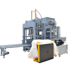 QT7-15 Fully Automatic Interlocking Concrete Hollow Brick Fly Ash Block Making Machine Engine Pump High Efficiency ISO9001/CE - Product Image 2