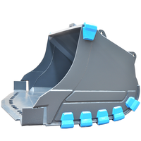 Bucket Excavator Tugas Berat untuk Penggalian, Bucket Tambang Tahan Aus untuk Aksesoris Excavator Besar