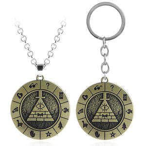 Брелок <span class=keywords><strong>Gravity</strong></span> <span class=keywords><strong>Falls</strong></span>: треугольный глаз, Диппер, дневник, ожерелье, подарок - Product Image 5