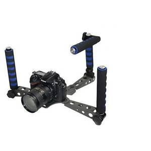 Soporte de hombro para cámara DSLR con doble empuñadura de aleación de aluminio, kit de cine para estabilización de cámara - Product Image 2