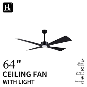 64 inch plastic blade high airflow black dimmable LED <b>ceiling</b> fan with LED <b>lights</b> - Product Image 2