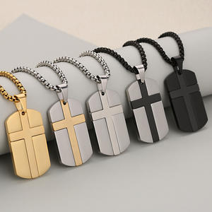 <span class=keywords><strong>Pendentif</strong></span> Électroplaqué <span class=keywords><strong>Militaire</strong></span> Renforcé pour <span class=keywords><strong>Homme</strong></span>, Assortiment de Couleurs Mixtes, Style Européen et Américain, pour l'Approvisionnement Transfrontalier - Product Image 4