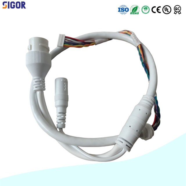 10-Pin IP67 Waterproof PVC Insulation ISO9001 for OEM CCTV Extension Cable with Bare Copper Conductor for Home Appliance