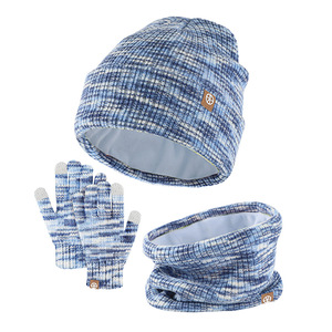 <span class=keywords><strong>Ensemble</strong></span> chapeau, écharpe et gants pour garçons - Accessoires d'hiver pour enfants contre le froid - <span class=keywords><strong>Ensemble</strong></span> de 3 pièces avec <span class=keywords><strong>bonnet</strong></span> - Ensembles de chapeaux et écharpes pour grands garçons - Product Image 3