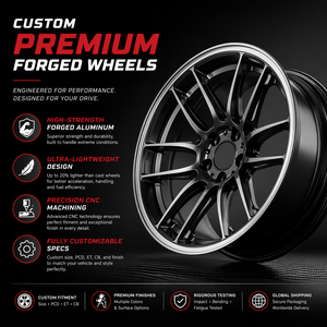 Custom Chrome Plating Aluminum Rim 16 17 18 19 20 21 22 Inch 5x114.3 5x112 5x110 5x120 Deep Concave Forged <strong>Wheel</strong> For BMW Audi - Product Image 6