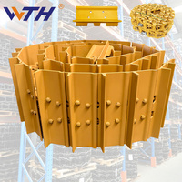 39Liens Ensemble de chenilles lubrifiées Komatsu 17A-32-07120 D275-5 D155 D155A 17M-32-02450 pour bulldozer, ensemble de sabots de chenille