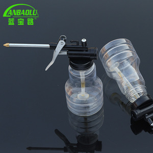 Manual Oil Gun 250Ml Plastic Transparent With Brass Nozzle For Machine And Auto Repair - Product Image 4