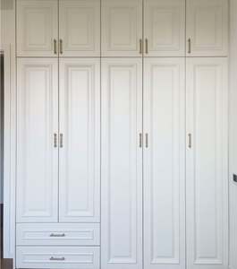 Closet, dressing, espace de travail et chambre à coucher en bois, design moderne, multifonctionnel et luxueux, sur mesure pour l'intérieur de la maison et les murs d'hôtel - Product Image 3