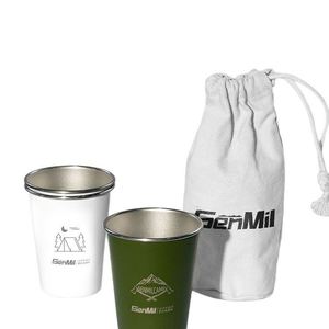 304 Stainless Steel Cup Outdoor <b>Camping</b> Mug Travel Portable Food Grade Direct Drink Beer Tumbler - Product Image 1