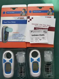 CE Disetujui Portabel Peak Flow Meter Spirometer MSA100