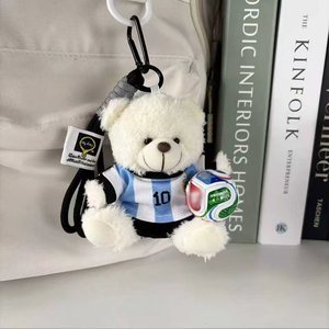 2026 FIFA Coupe du Monde Porte-clés Ronaldo Messi Kylian Mbappé Ours Poupée <span class=keywords><strong>Sac</strong></span> Charme Mignon Couple Cadeau Football Souvenir - Product Image 4